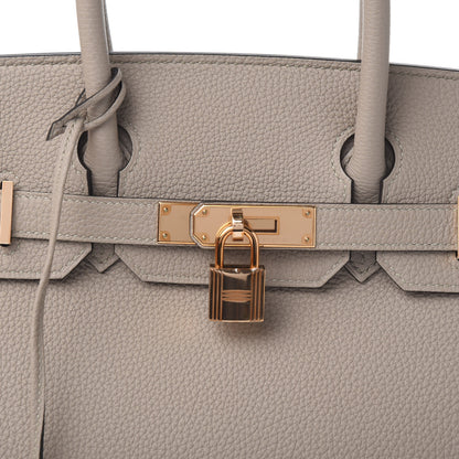 Hermes Togo Birkin 30 Gris Tourterelle 27 of 30