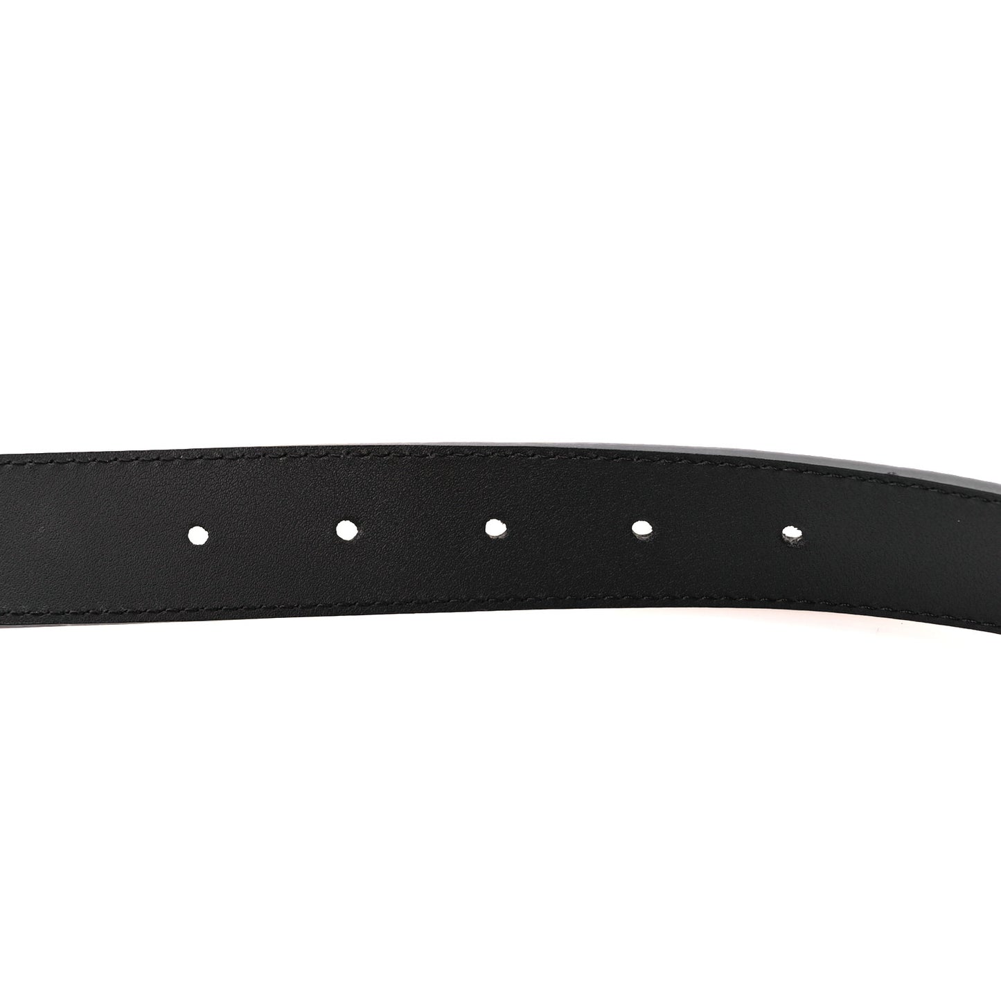 Moon Calfskin Double G 30mm Belt 90 36 Black