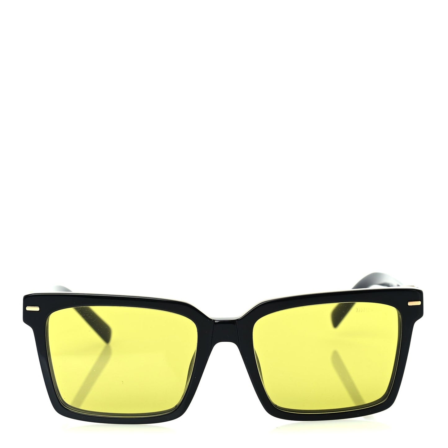 Acetate Square Sunglasses SMU 13Z  Black