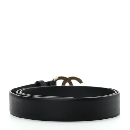 Chanel Calfskin CC Belt 85 34 Black 2 of 8