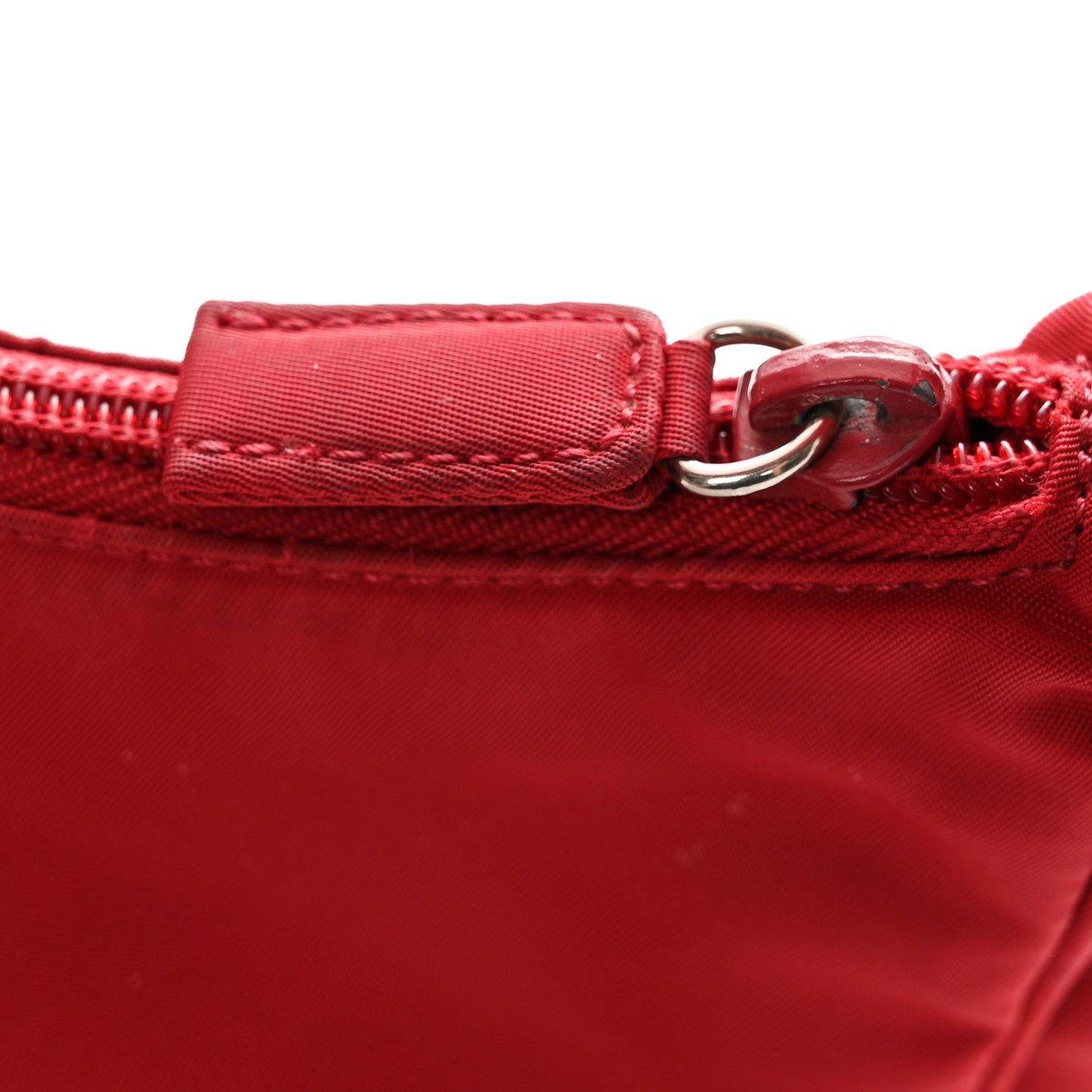 Tessuto Nylon Mini Re-Edition 2000 Bag Rosso