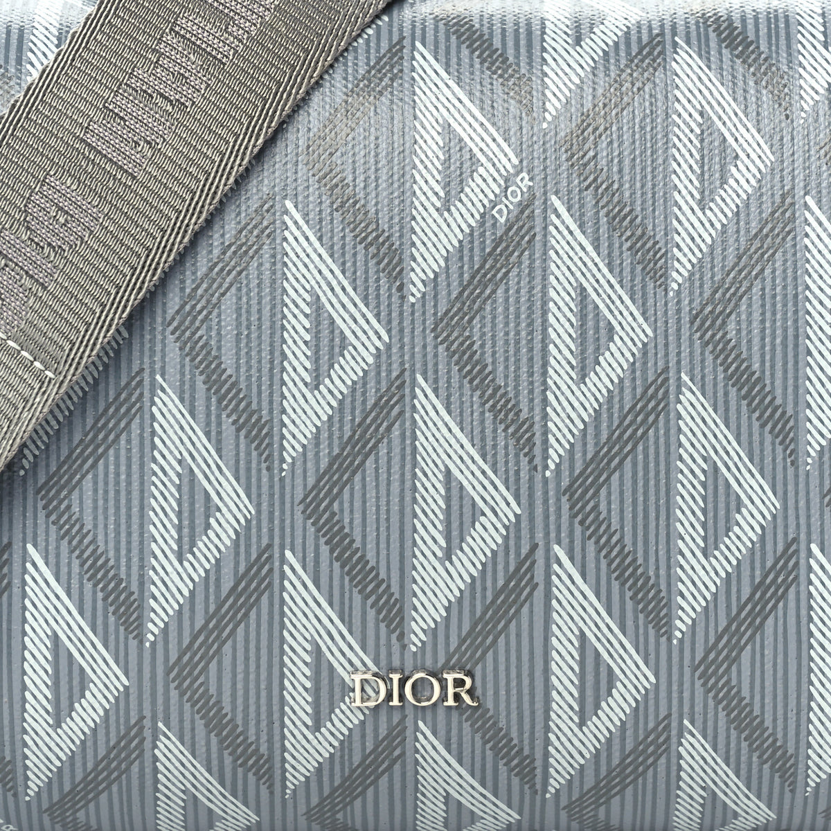 Christian Dior Coated Canvas CD Diamond Lingot 22 Bag Gray 6 of 8