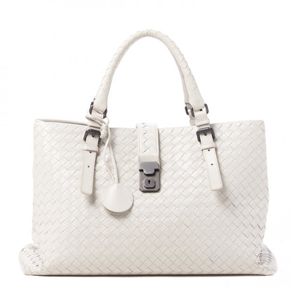 Bottega Veneta Nappa Intrecciato Medium Roma Tote White 1 of 9