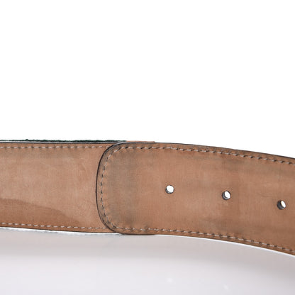 Gucci Calfskin Web Interlocking G Belt 85 34 7 of 8