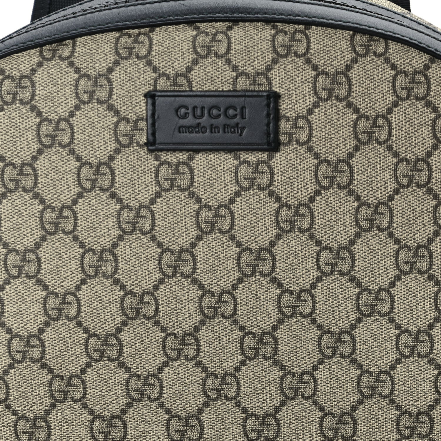Gucci GG Supreme Monogram Medium Backpack  Black 6 of 8