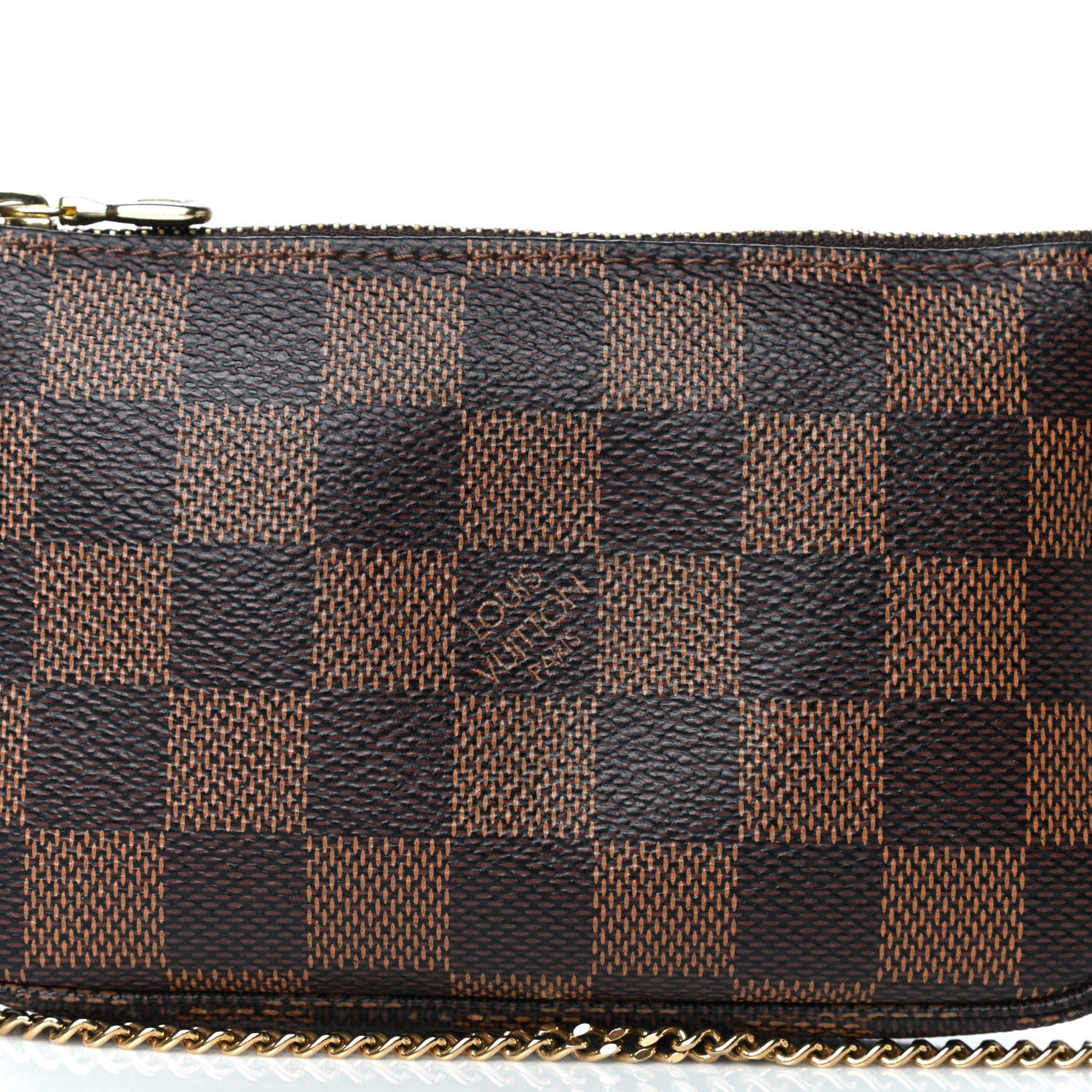 Louis Vuitton Damier Ebene Mini Pochette Accessories 7 of 13
