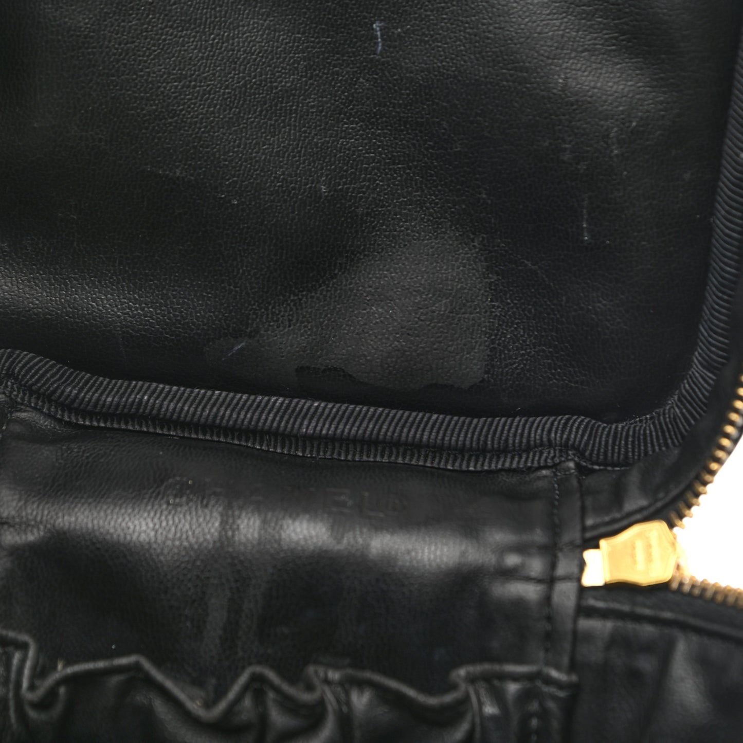 Patent Vanity Cosmetic Case Black