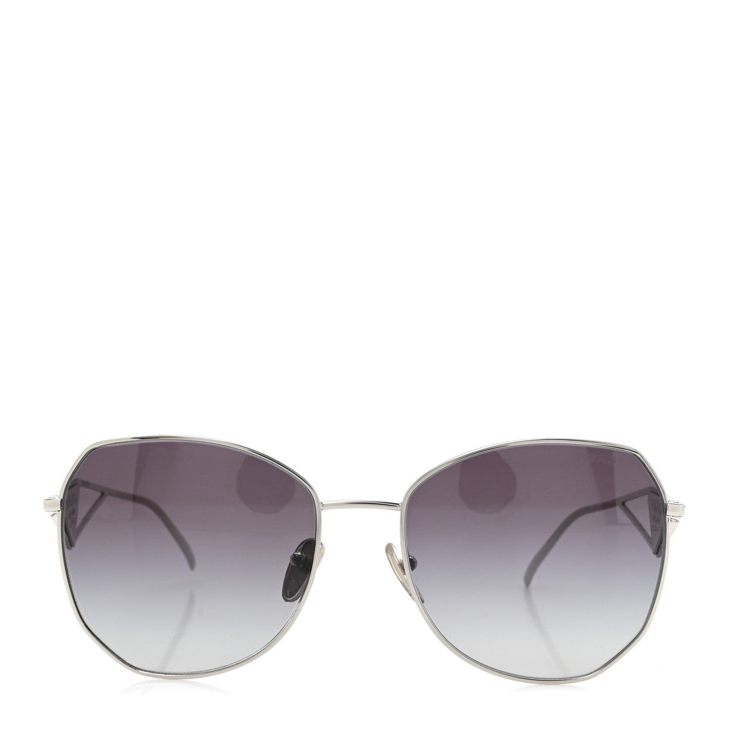 Metal Symbole Triangle Logo Sunglasses SPR57Y Smoky Grey