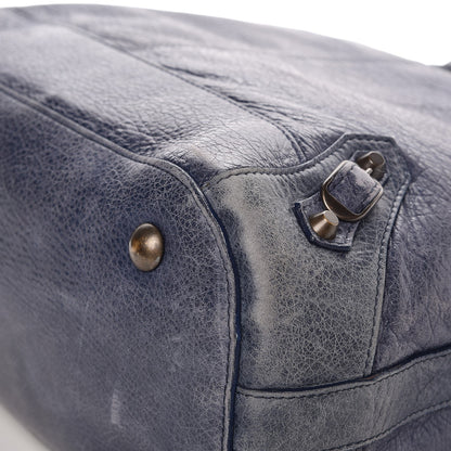 Balenciaga Agneau Classic Hardware Dome Bag Bleu Roi 9 of 11