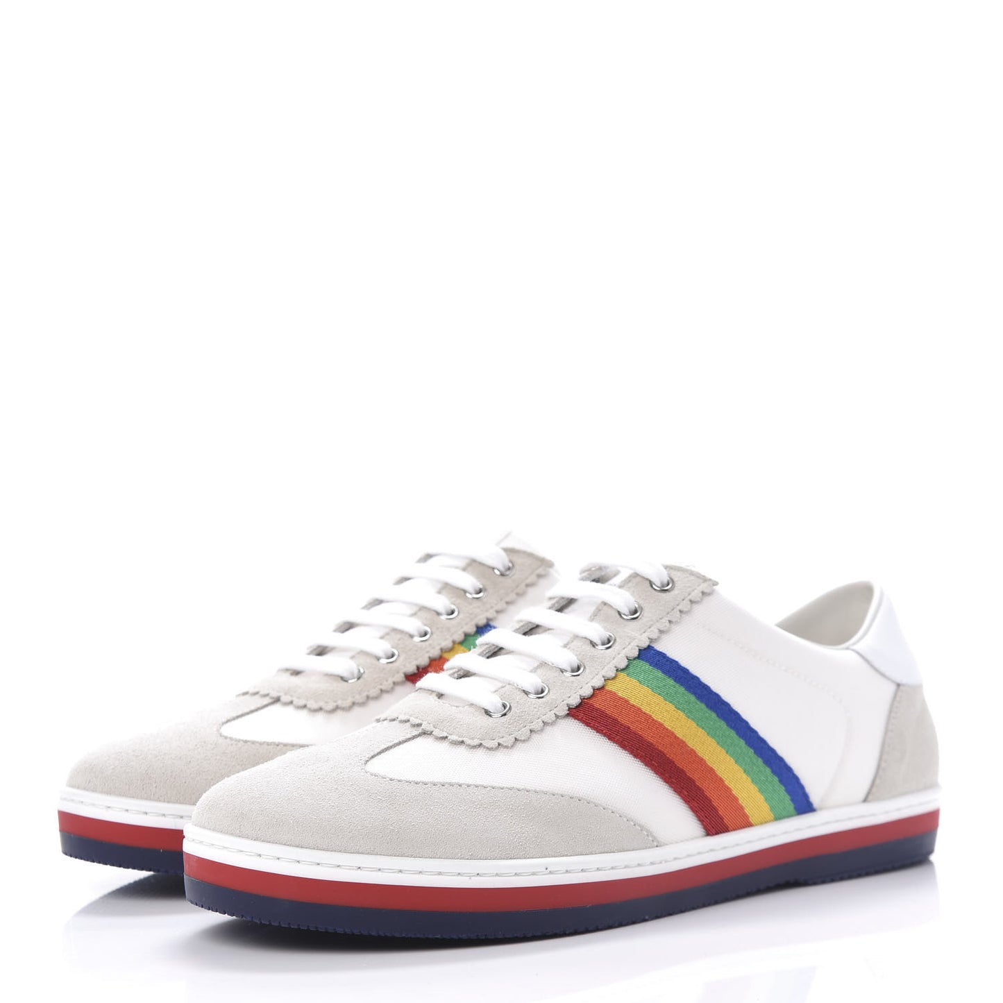 Suede Rainbow Womens G74 Sneakers 37 White
