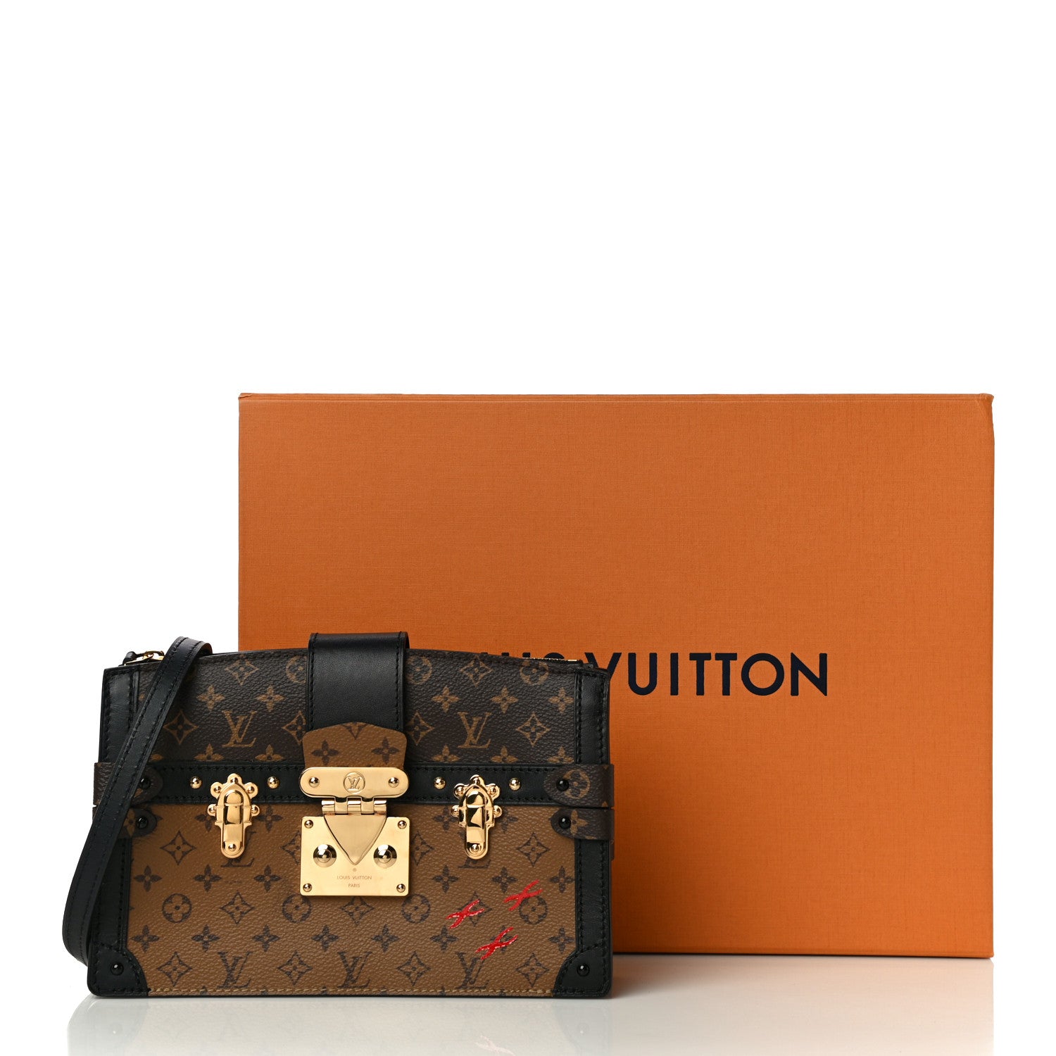 Louis Vuitton Reverse Monogram Trunk Clutch 10 of 10