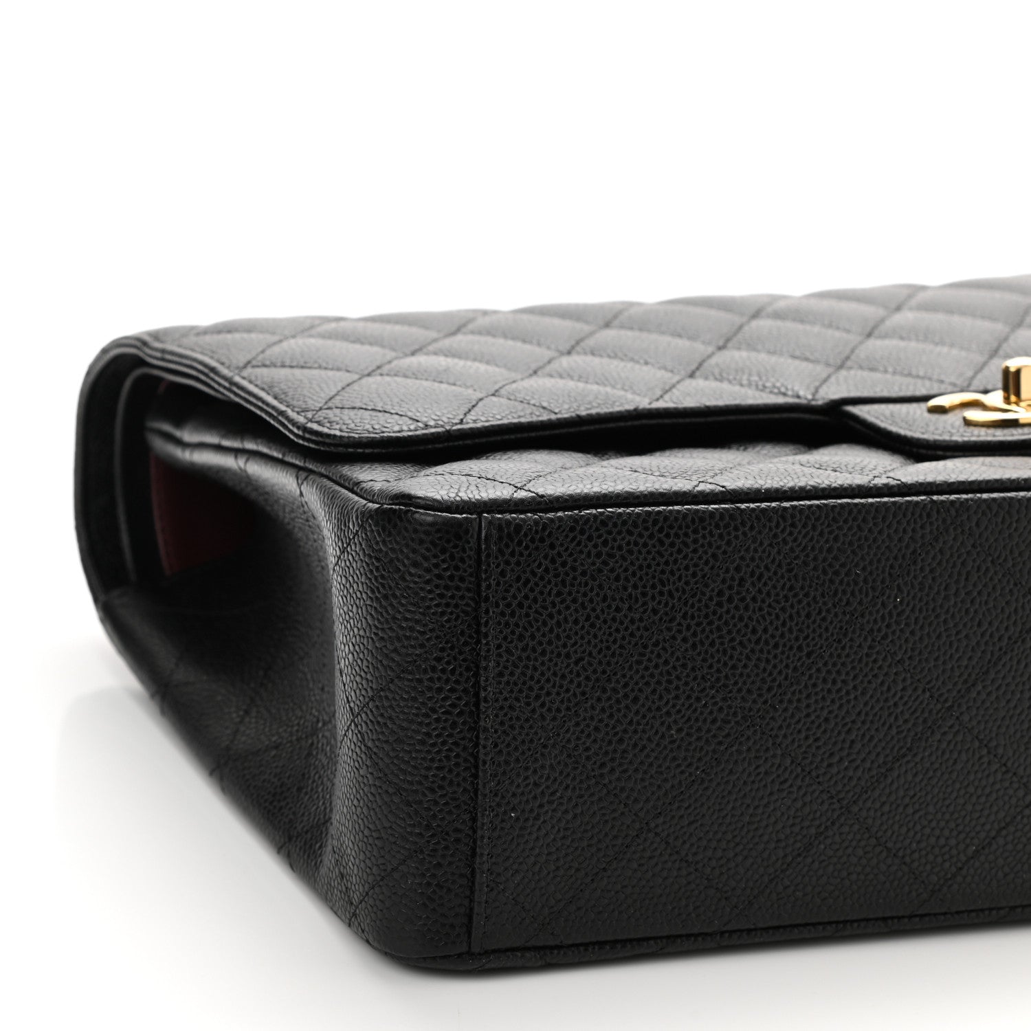 Chanel Caviar Quilted Maxi Double Flap Black 9 of 11