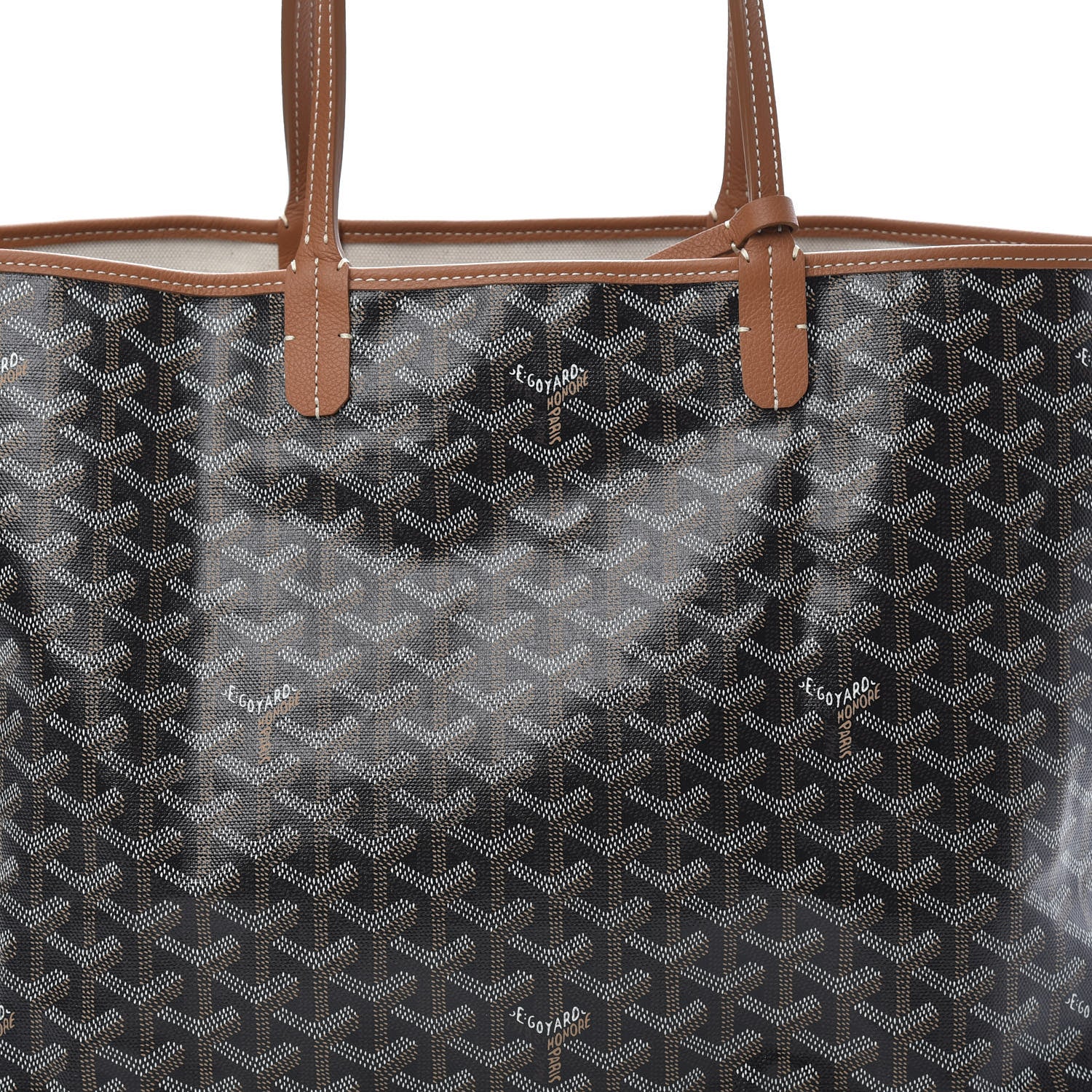 Goyard Goyardine Saint Louis PM Black Gold 9 of 11