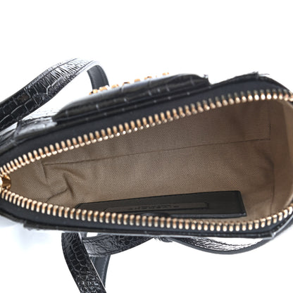 Givenchy Calfskin Crocodile Embossed Nano Antigona Black 5 of 9