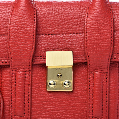 3.1 Phillip Lim 3.1 Textured Calfskin Mini Pashli Satchel Red 17 of 17