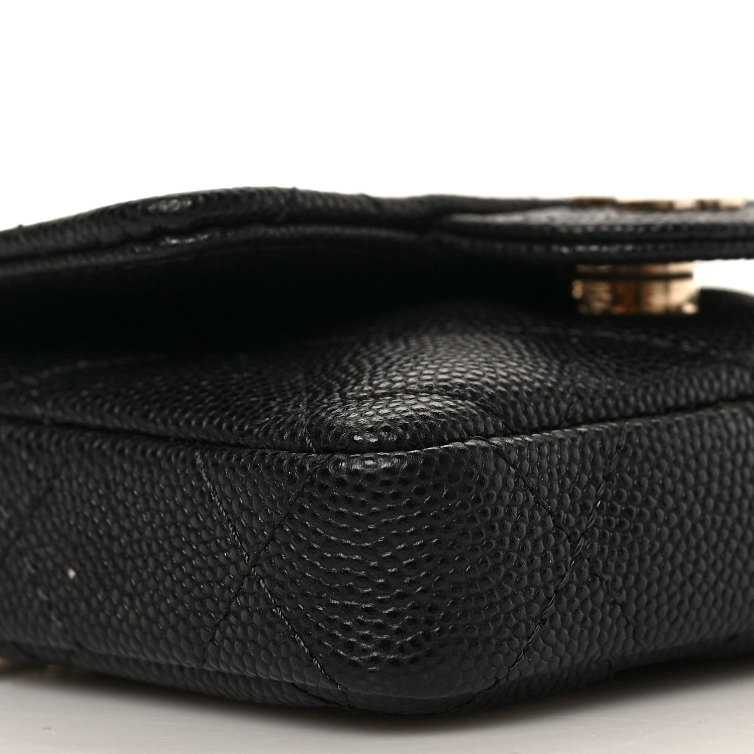 Chanel Caviar Quilted Mini Chain Belt Bag Black 8 of 9