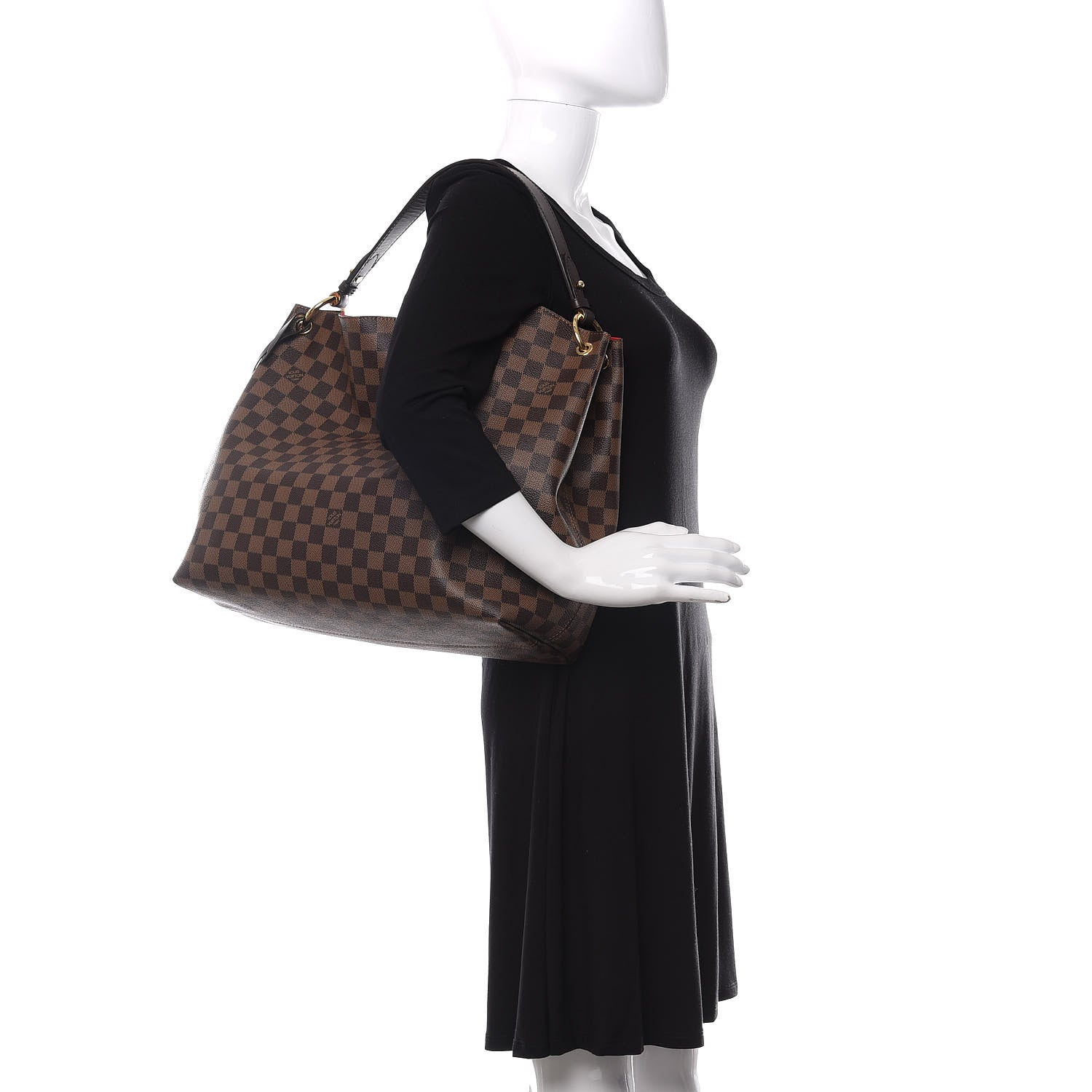 Louis Vuitton Damier Ebene Graceful MM 2 of 9