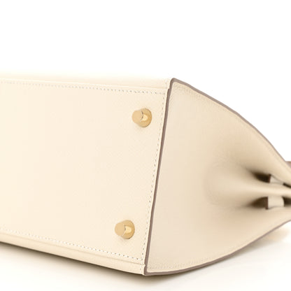 Hermes Epsom Kelly Sellier 28 Craie 10 of 11