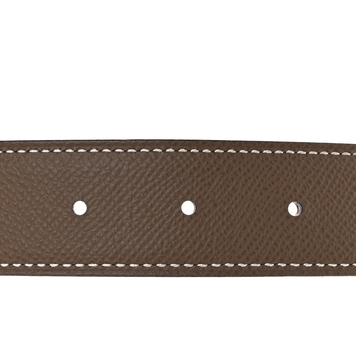 Hermes Epsom 32mm Belt Strap 75 30 Etoupe Gold 5 of 6