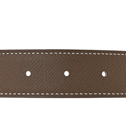 Hermes Epsom 32mm Belt Strap 75 30 Etoupe Gold 5 of 6