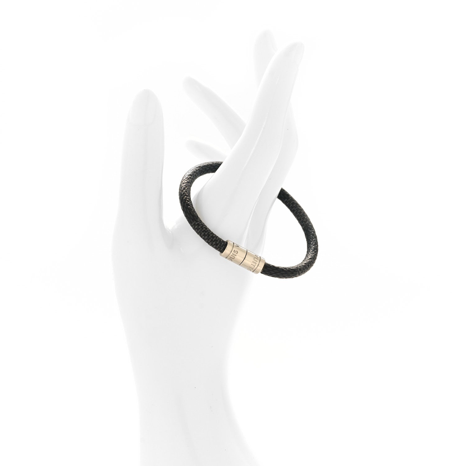 Louis Vuitton Damier Graphite Keep It Bracelet 2 of 4