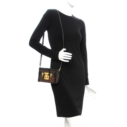 Louis Vuitton Monogram Petite Malle Black 2 of 9