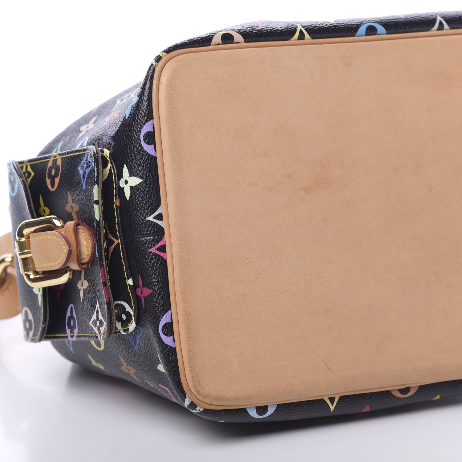 Louis Vuitton Monogram Multicolor Petit Noe Black 13 of 15