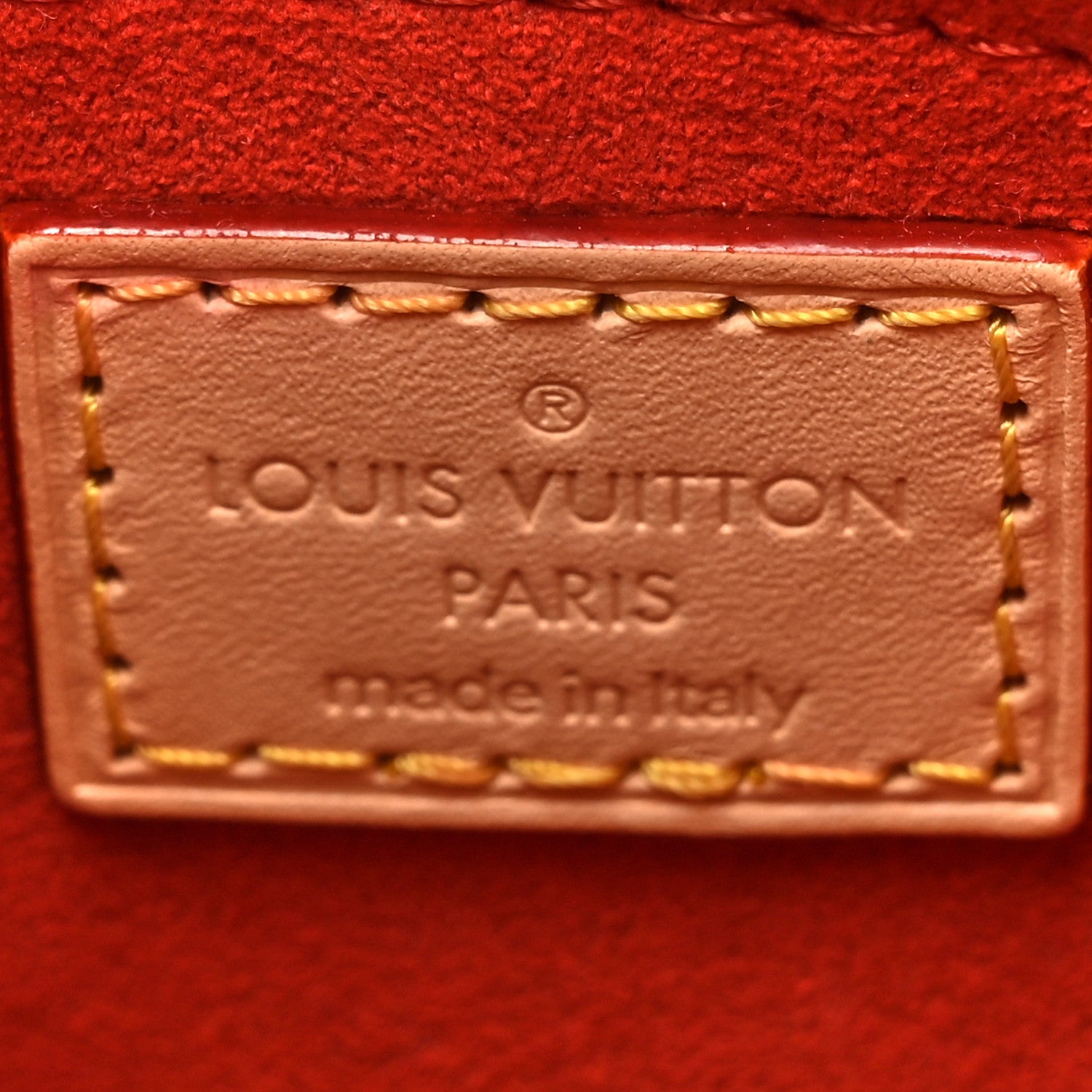 Louis Vuitton Name Tag XL Clutch Beige 6 of 14