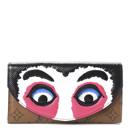 Louis Vuitton Reverse Monogram Kabuki Sarah Wallet 1 of 5