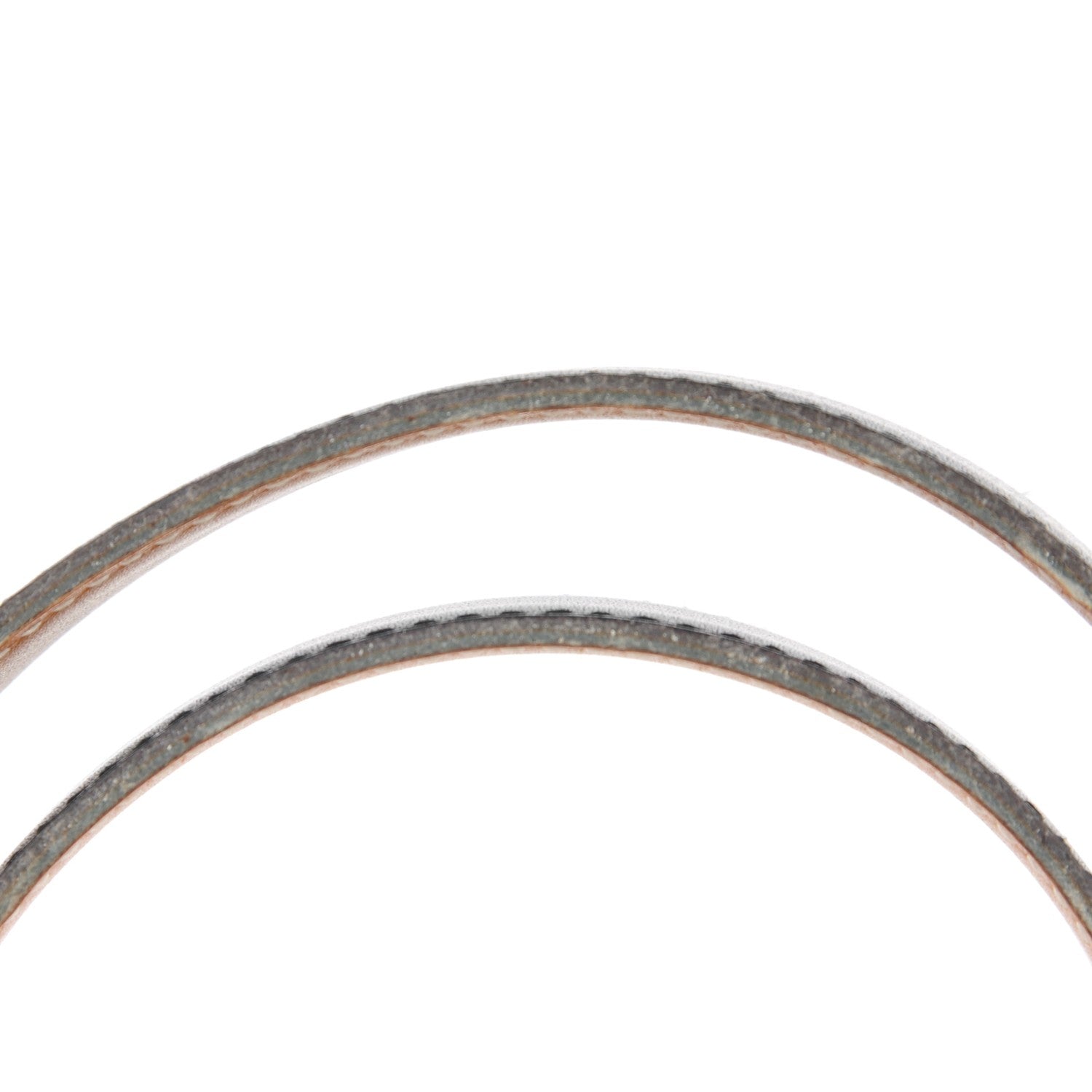 Hermes Chamonix 32mm Belt Strap 68 Black Natural 7 of 11