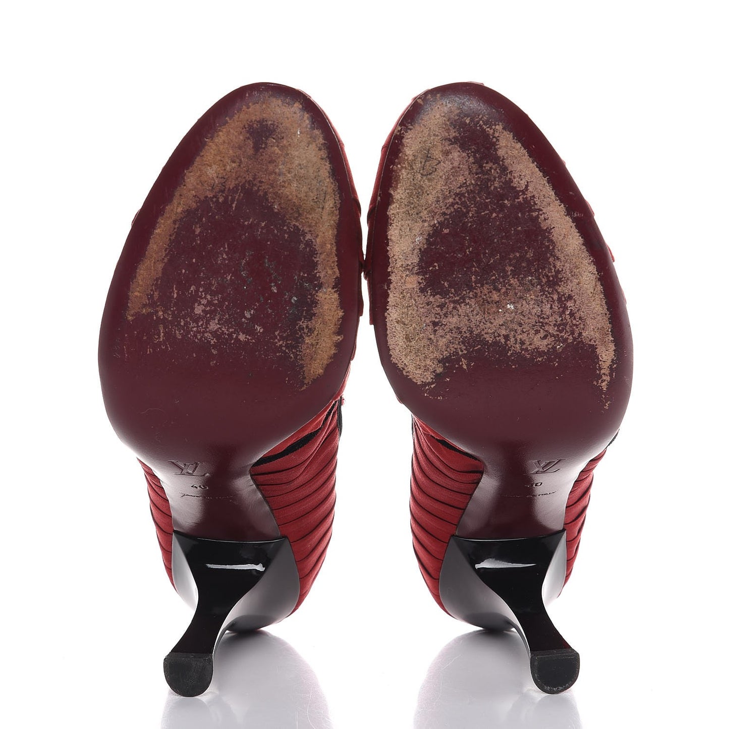 Satin Balmoral Pumps 40 Red