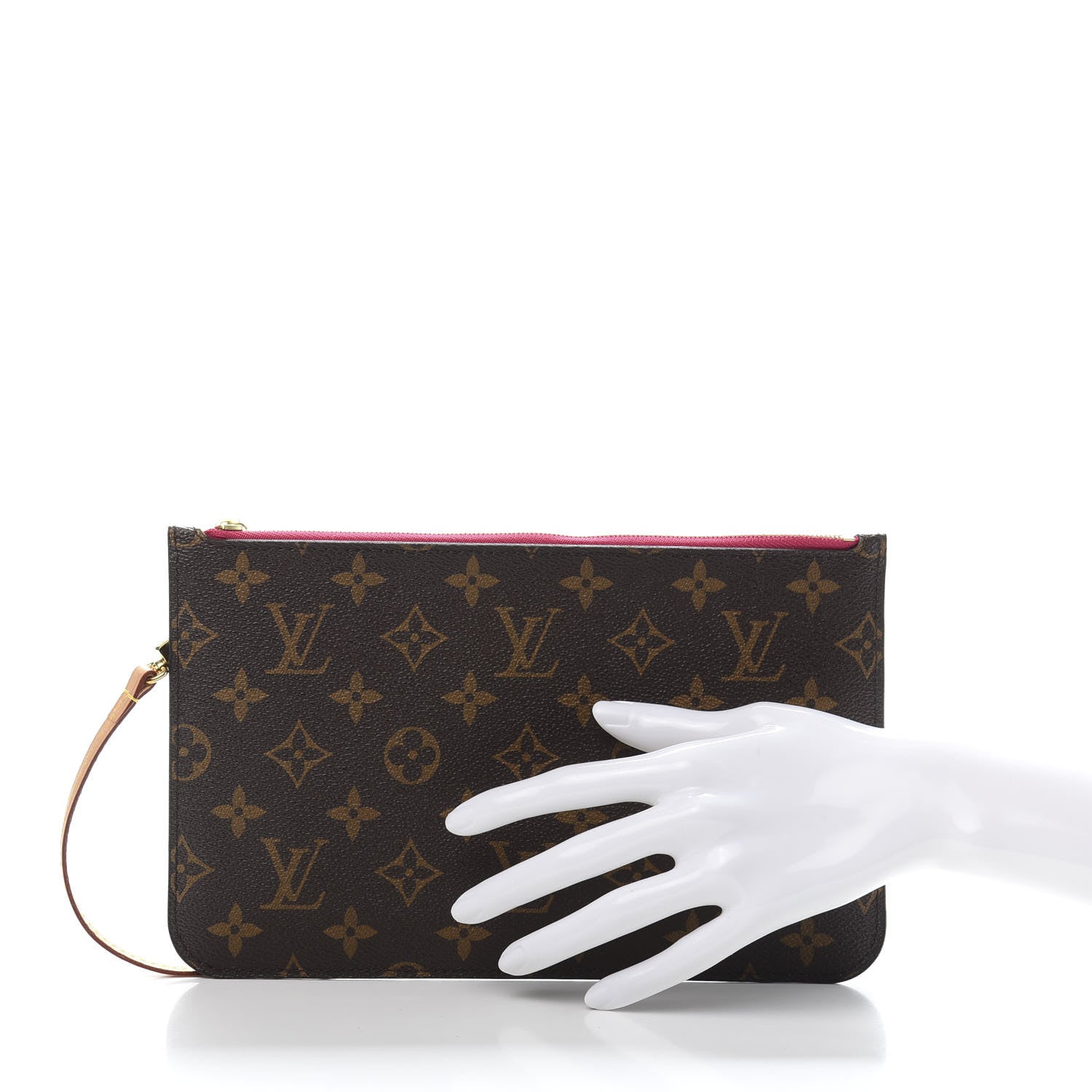Louis Vuitton Monogram Neverfull MM GM Pochette Pivoine 2 of 9