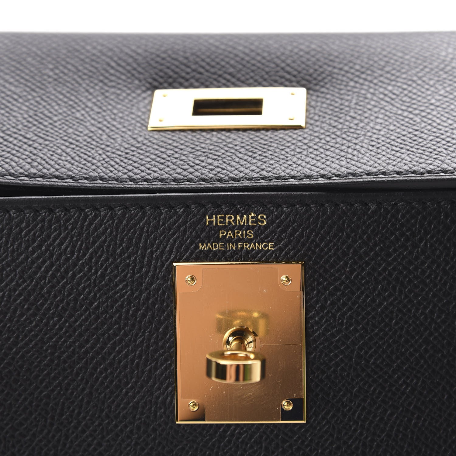 Hermes Epsom Kelly Sellier 28 Black 8 of 11