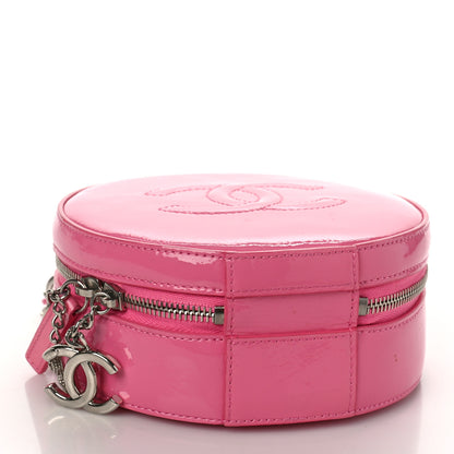 Chanel Patent Round As Earth Evening Bag Pink 4 of 9