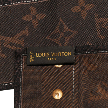 Louis Vuitton Silk Monogram New Denim Bandeau Ebene 3 of 3