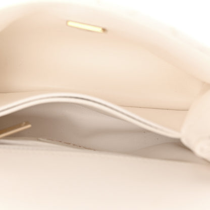 Chanel Caviar Quilted Extra Mini Coco Handle Flap White 5 of 14
