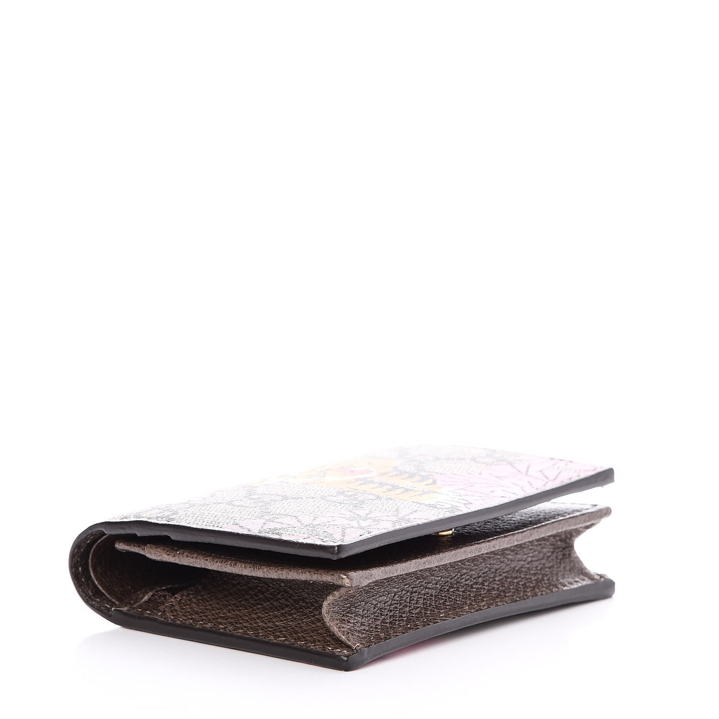 GG Supreme Monogram Bengal Card Case Beige Pink