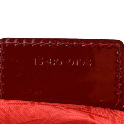 Christian Dior Patent Cannage Medium Lady Dior Red 7 of 7