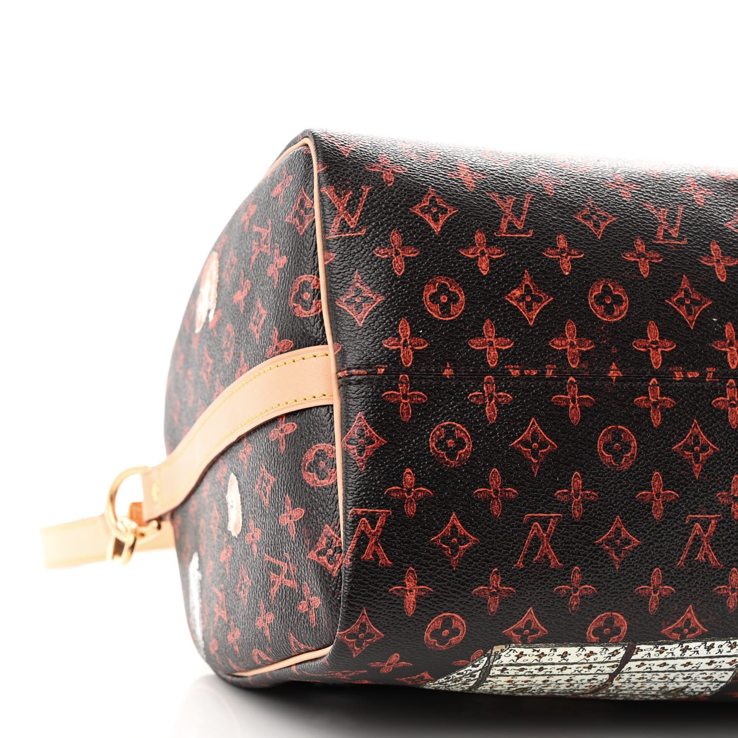 Louis Vuitton Catogram Speedy Bandouliere 30 Marron 9 of 10