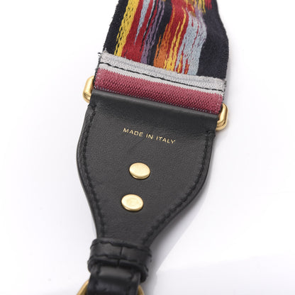 Christian Dior Canvas Embroidered Studded Rainbow J’Adior Shoulder Strap 4 of 5