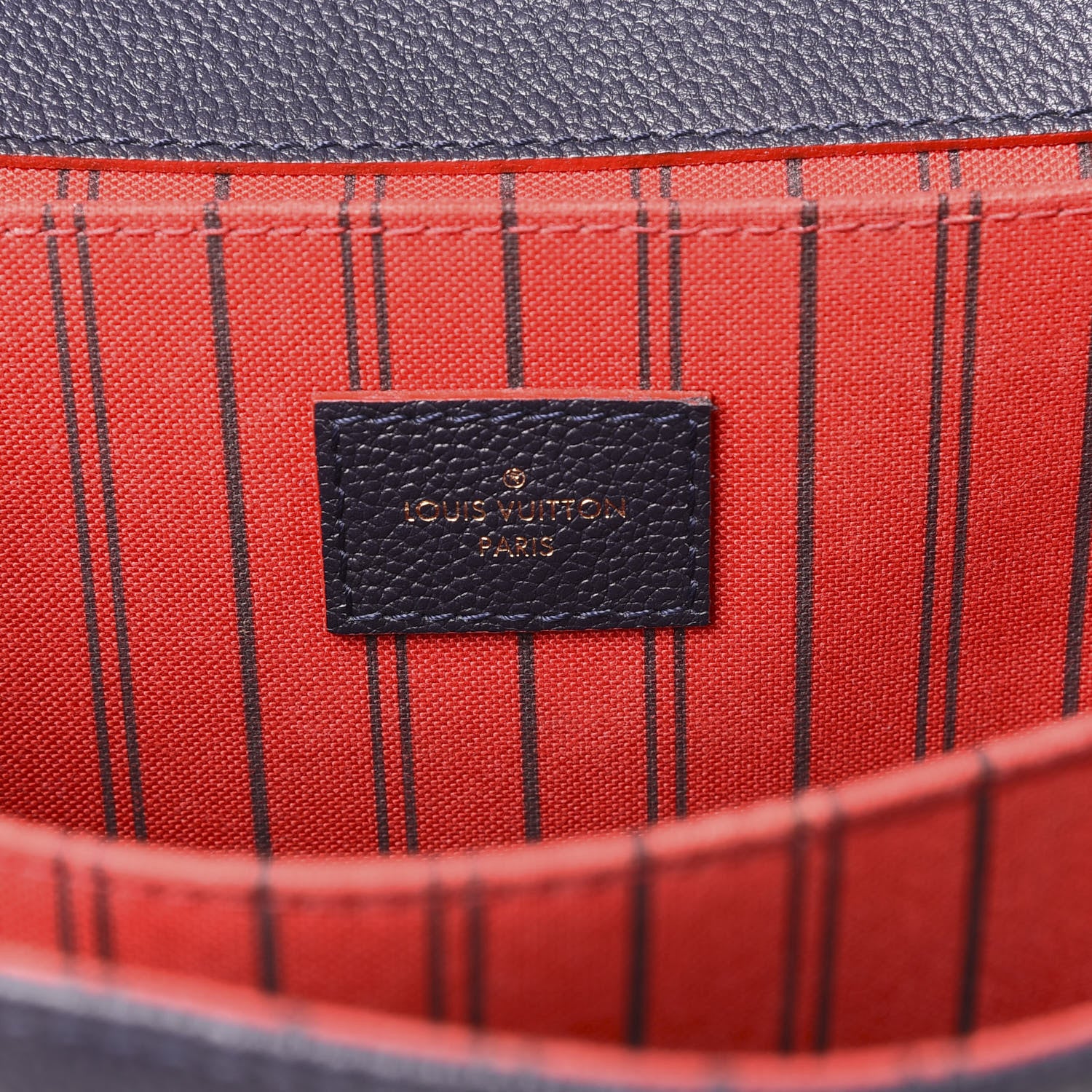 Louis Vuitton Empreinte Pochette Metis Marine Rouge 7 of 9