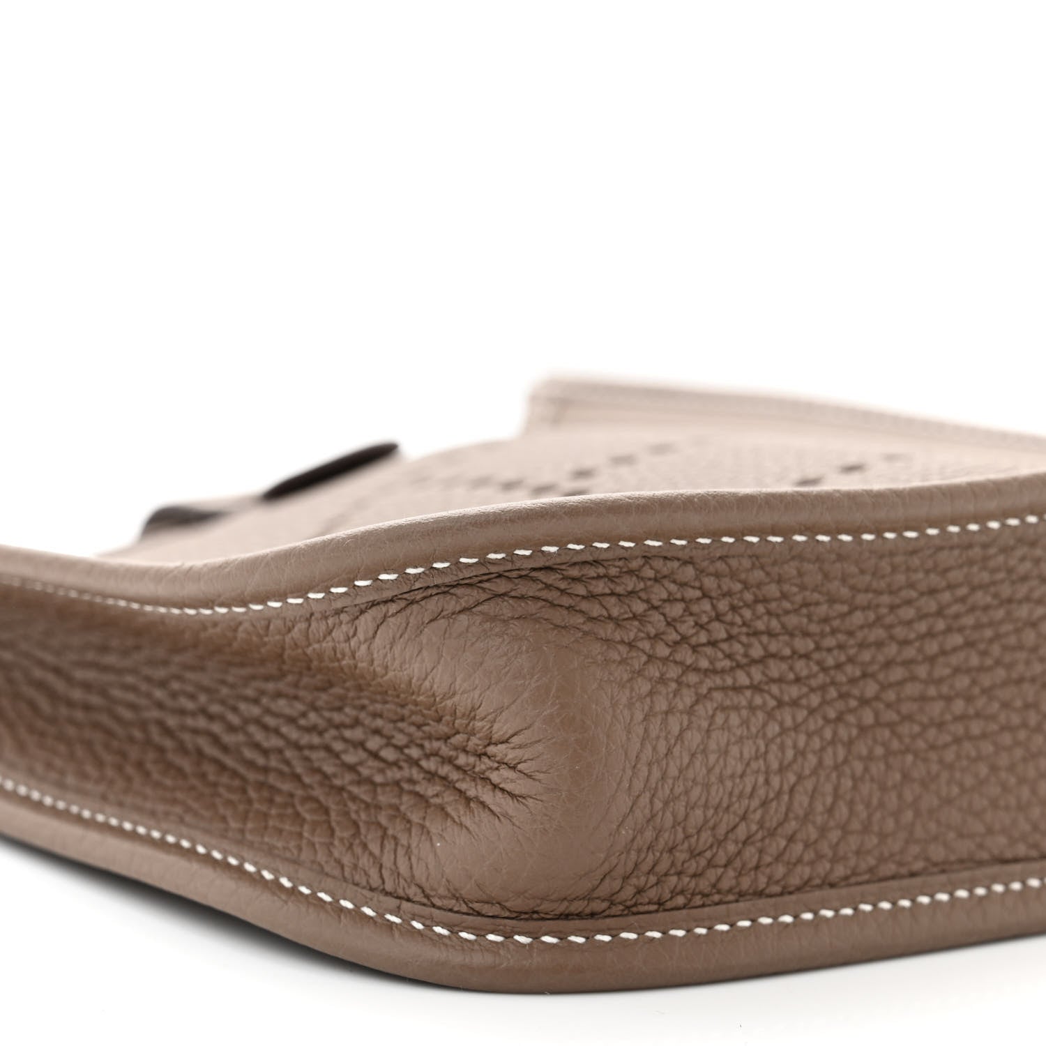 Hermes Taurillon Clemence Amazone Evelyne TPM Etoupe Bleu Indigo 9 of 11