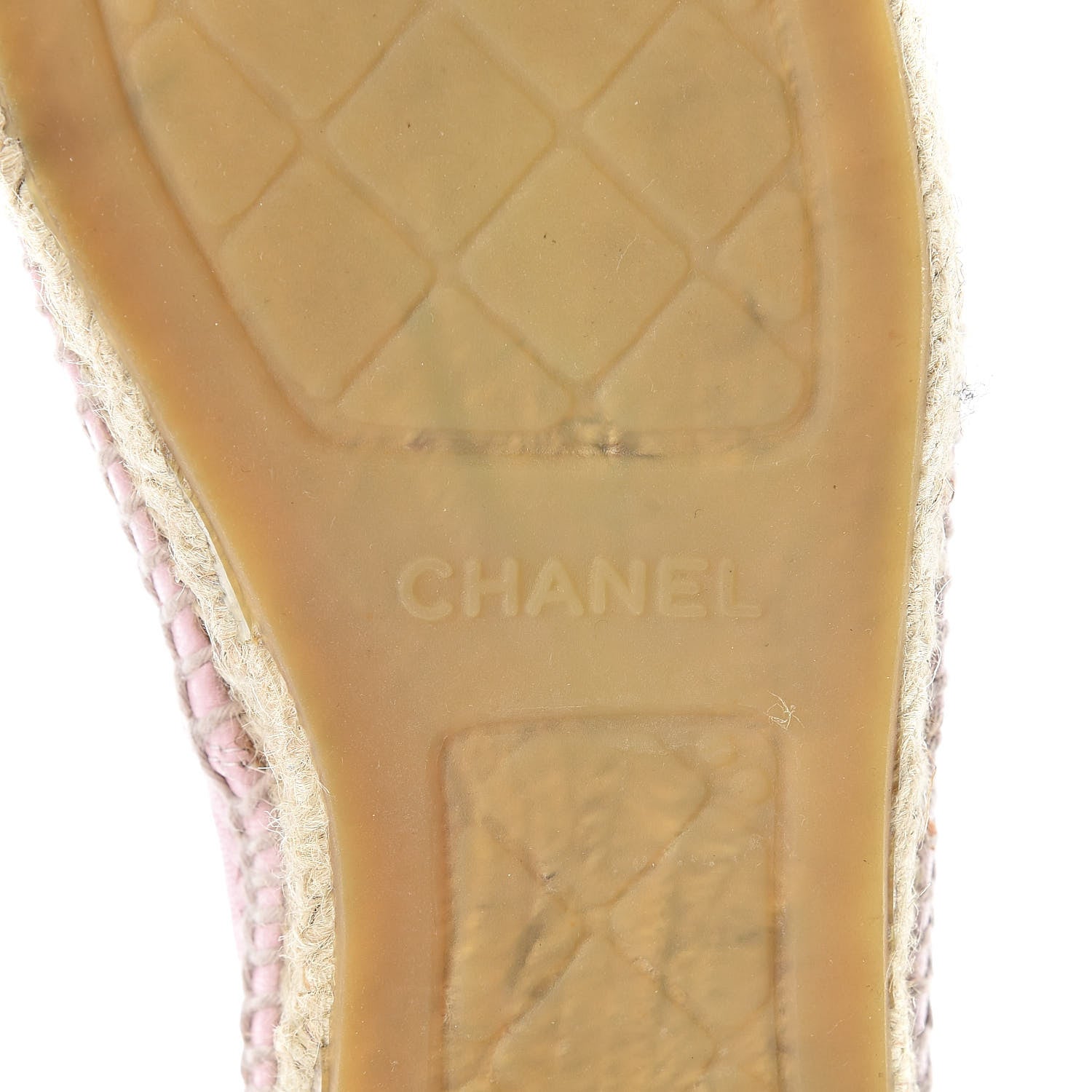 Chanel Lambskin CC Espadrilles 41 Light Pink 8 of 15