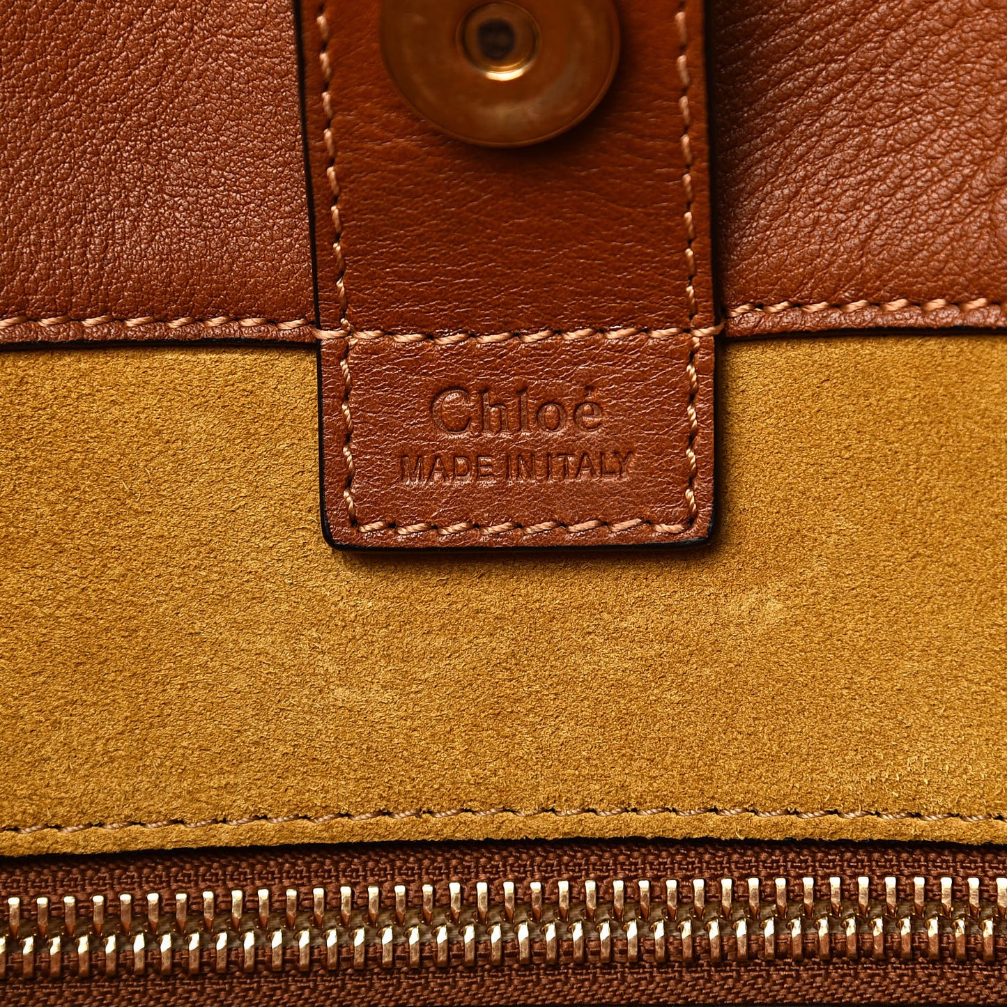 Smooth Calfskin Medium Milo Shopping Tote Caramel