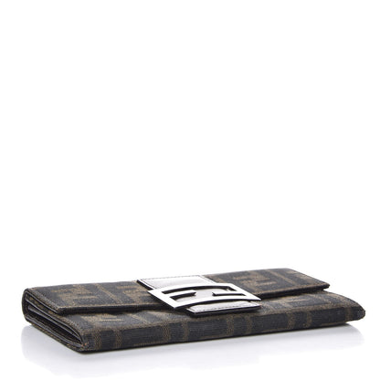 Fendi Zucca Continental Wallet Brown 4 of 8