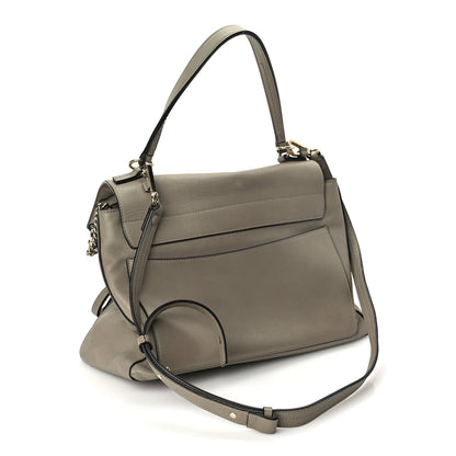 Chloe Calfskin Medium Faye Day Shoulder Bag Motty Grey 2 of 8