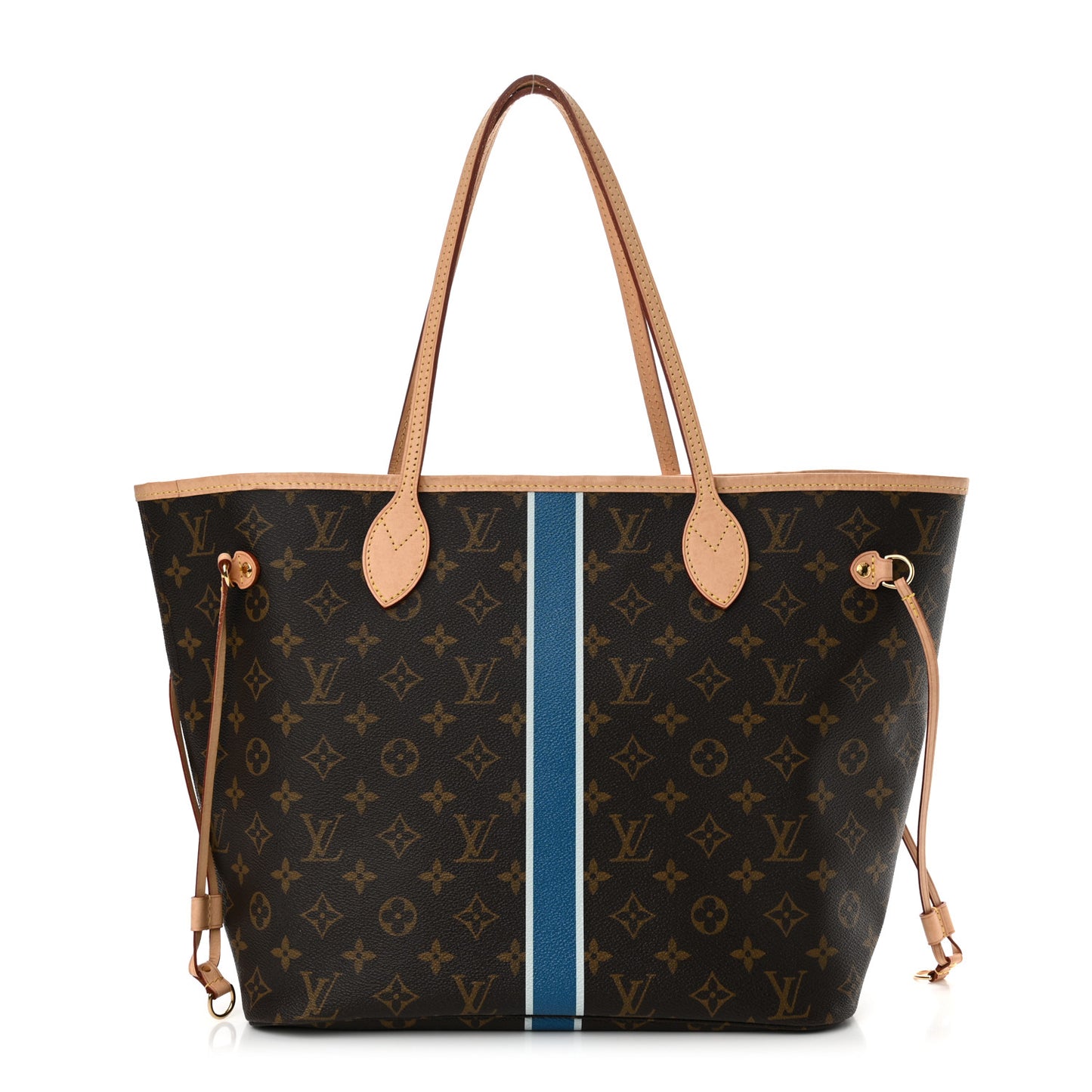 Monogram My LV Heritage Neverfull MM Blue De France White
