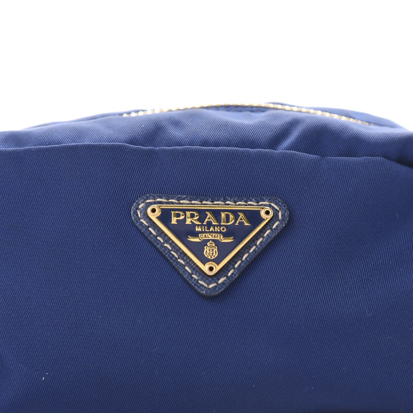 Tessuto Nylon Vela Cosmetic Pouch Bleuette