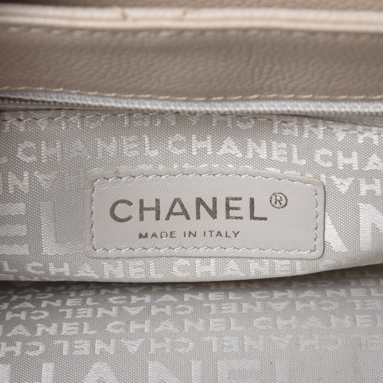 Chanel Caviar Quilted Mademoiselle Flap Bag Light Beige 7 of 9