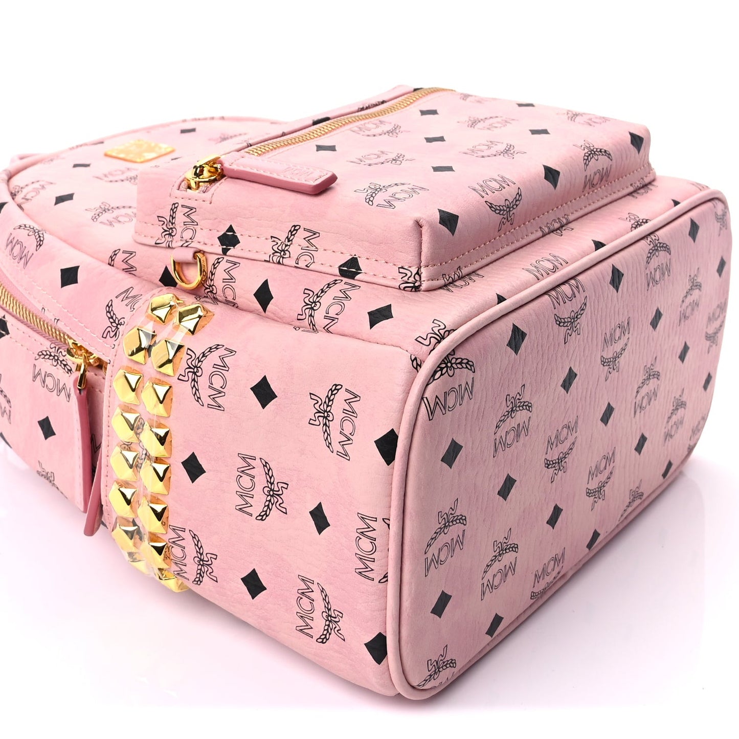 Visetos Small Side Stud Stark Backpack  Soft Pink
